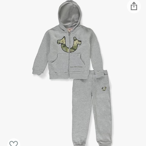 True religion boys sweatsuit NWT size 4 - Picture 1 of 2